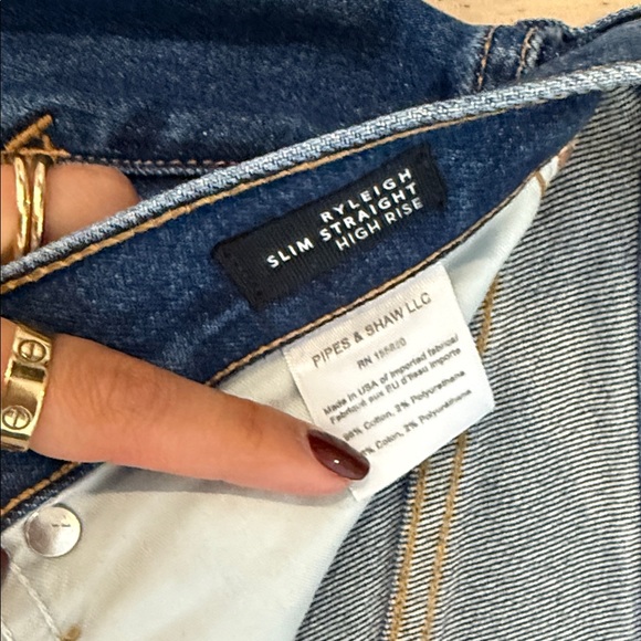 Veronica Beard Blue Denim Jeans - Picture 2 of 3